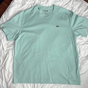Lacoste Green Short Sleeve Tee Soft Cotton Crew Neck